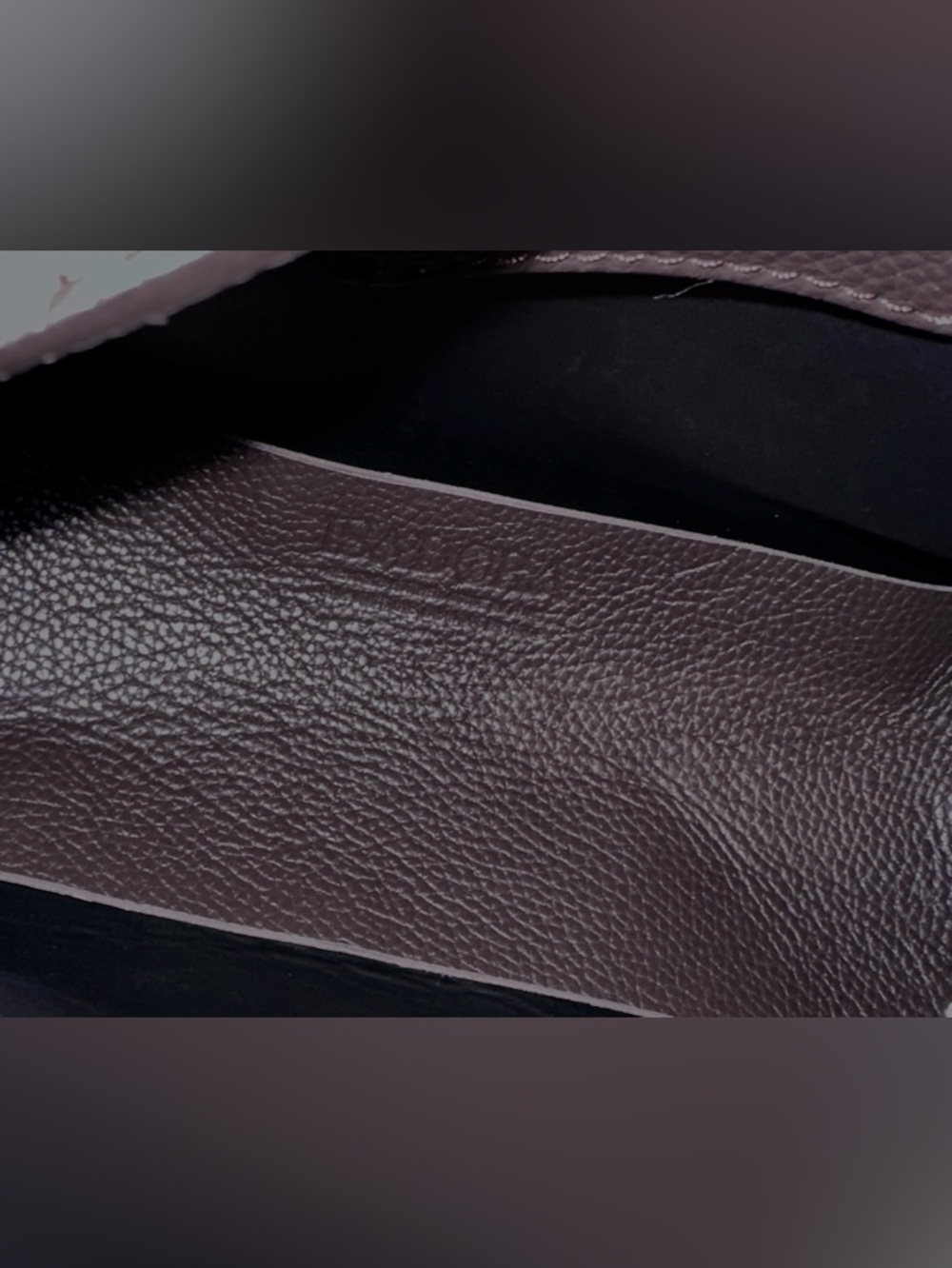 Isadora Moca Deep Brown Pebbled Leather Top-Handle Crossbody Bag - Picture 4 of 9